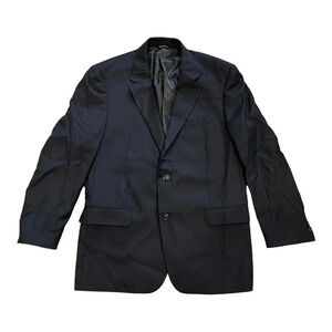 Neiman Marcus Black Wool Formal Blazer 42R